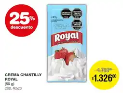 Atomo Conviene Royal crema chantilly oferta