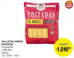 Atomo Conviene Galletas arroz marvese oferta