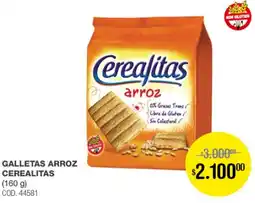 Atomo Conviene Cerealitas galletas arroz oferta