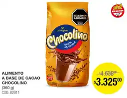 Atomo Conviene Lavirginia alimento a base de cacao chocolino oferta