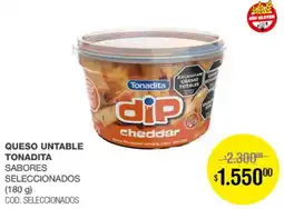 Atomo Conviene Tonadita queso untable sabores seleccionados oferta