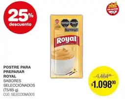 Atomo Conviene Postre para preparar royal sabores seleccionados oferta