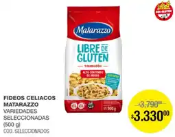 Atomo Conviene Matarazzo fideos celiacos seleccionadas oferta