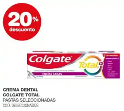 Atomo Conviene Colgate crema dental total pastas seleccionadas cod. seleccionados oferta