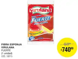 Atomo Conviene Virulana fuerte fibra esponja oferta