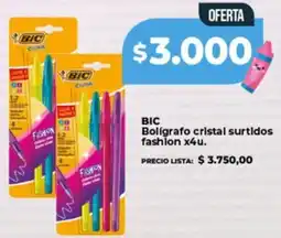 Supermayorista Vital Bic bolígrafo cristal surtidos fashion oferta