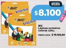 Supermayorista Vital Bic lápices evolution colores oferta
