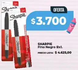Supermayorista Vital Sharpie fino negro bx1 oferta