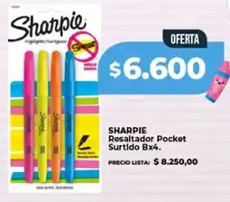 Supermayorista Vital Sharpie resaltador pocket surtido bx4 oferta