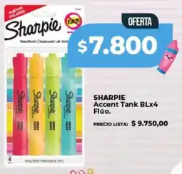 Supermayorista Vital Sharpie accent tank blx4 flúo oferta