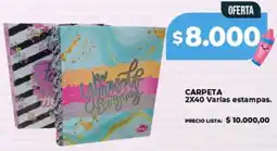 Supermayorista Vital Carpeta 2x40 varlas estampas oferta