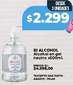 Supermayorista Vital Bi alcohol alcohol en gel neutro oferta