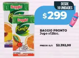 Supermayorista Vital Baggio pronto jugo oferta