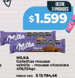 Supermayorista Vital Milka galletitas mousse oferta