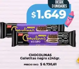 Supermayorista Vital Chocolinas galletitas negro oferta
