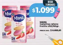 Supermayorista Vital Mana galletitas relleno frutilla oferta