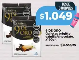 Supermayorista Vital 9 de oro galletas brigitte vainilla/chocolate oferta