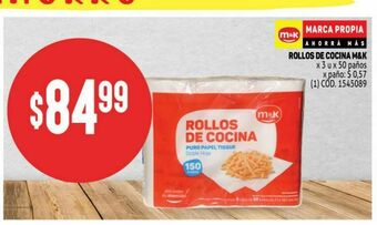 Makro Rollos de papel m&k oferta