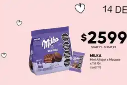 Diarco Mini Alfajor x Mousse Milka oferta