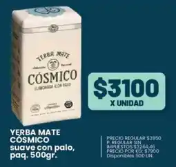 Supermercados Vea Cósmico yerba mate oferta