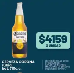 Supermercados Vea Cerveza corona rubia, bot. oferta