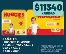 Supermercados Vea Huggies pañales classic oferta