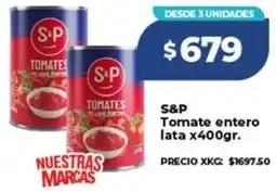 Supermayorista Vital S&p tomate entero lata oferta