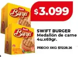 Supermayorista Vital Swift burger medallón de carne oferta