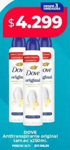Supermayorista Vital Dove antitranspirante original tam.ec oferta
