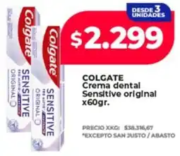 Supermayorista Vital Colgate crema dental sensitive original oferta