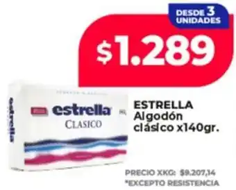 Supermayorista Vital Estrella algodón clásico oferta