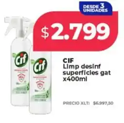 Supermayorista Vital Cif limp desinf superficies gat oferta