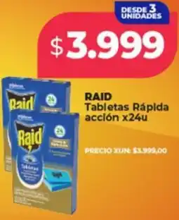 Supermayorista Vital Raid tabletas rápida acción oferta