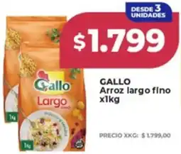 Supermayorista Vital Gallo arroz largo fino oferta