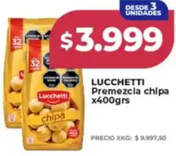 Supermayorista Vital Lucchetti premezcla chipa oferta