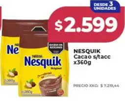 Supermayorista Vital Nesquik cacao s/tacc oferta
