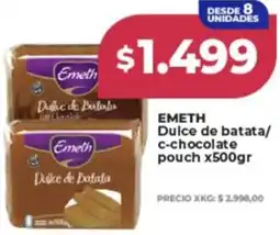 Supermayorista Vital Emeth dulce de batata/ c-chocolate pouch oferta