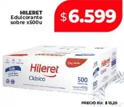 Supermayorista Vital Hileret edulcorante sobre oferta