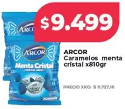 Supermayorista Vital Arcor caramelos menta cristal oferta