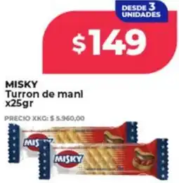 Supermayorista Vital Misky turron de mani oferta