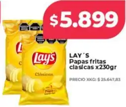 Supermayorista Vital Lay's papas fritas clásicas oferta
