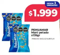 Supermayorista Vital Pehuamar mani pelado oferta