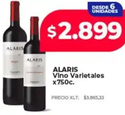 Supermayorista Vital Alaris vino varietales oferta