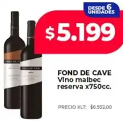 Supermayorista Vital Fond de cave vino malbec reserva oferta