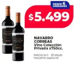 Supermayorista Vital Navarro correas vino colección privada oferta