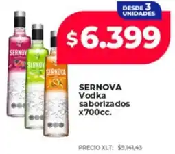 Supermayorista Vital Sernova vodka saborizados oferta
