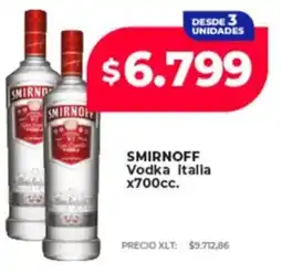 Supermayorista Vital Smirnoff vodka italia oferta