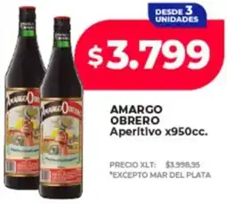 Supermayorista Vital Amargo obrero aperitivo oferta
