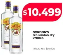 Supermayorista Vital Gordon's gin london dry oferta