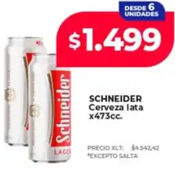 Supermayorista Vital Schneider cerveza lata oferta